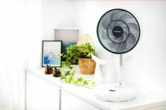 Singer Pedestal Fan 3 in 1 15W Diameter 25cm with Remote Control