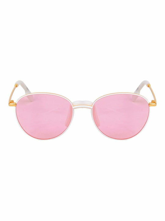 Kenzo Women's Sunglasses with Gold Frame and Pink Lens KZ40011I-30Y