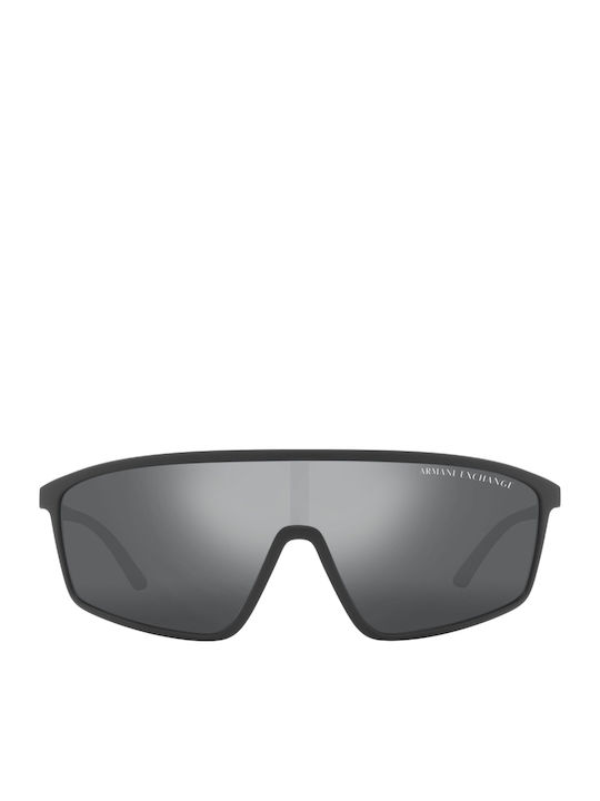 Armani Exchange Bărbătești Ochelari de soare cu Negru Cadru și Argintiu Oglindă Lentilă AX4119S 80786G