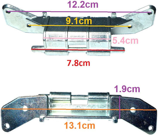 Μεντεσές Πόρτας Πλυντηρίου Ρούχων Pitsos Vario 4600