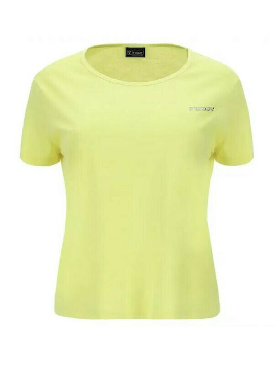 Freddy Women's Crop T-shirt Yellow