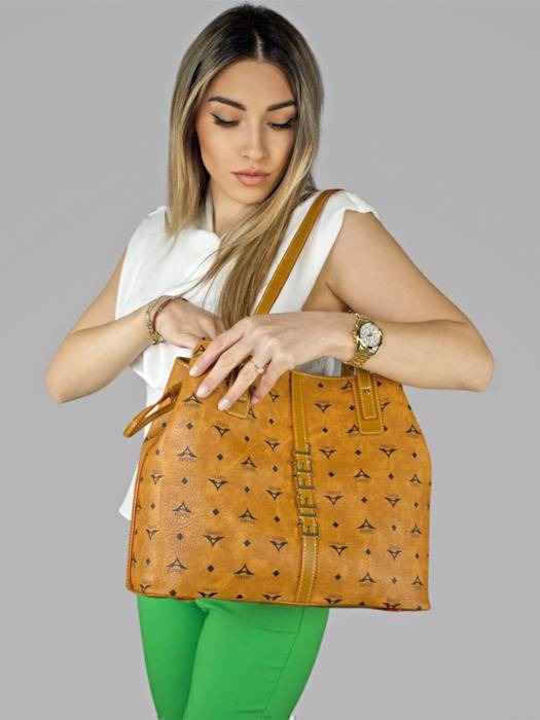 Γυναικεία Τσάντα Shopper Ώμου Ταμπά