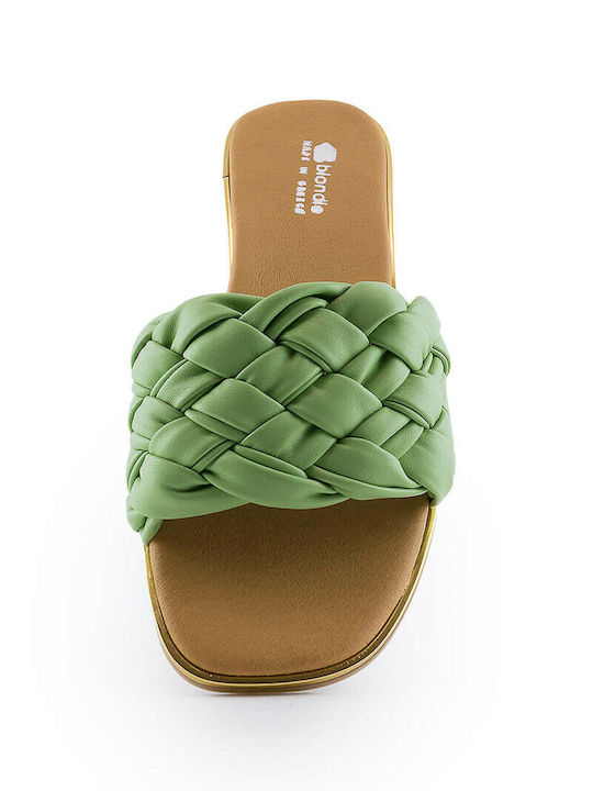 Blondie Women's Flat Sandals in Green Color