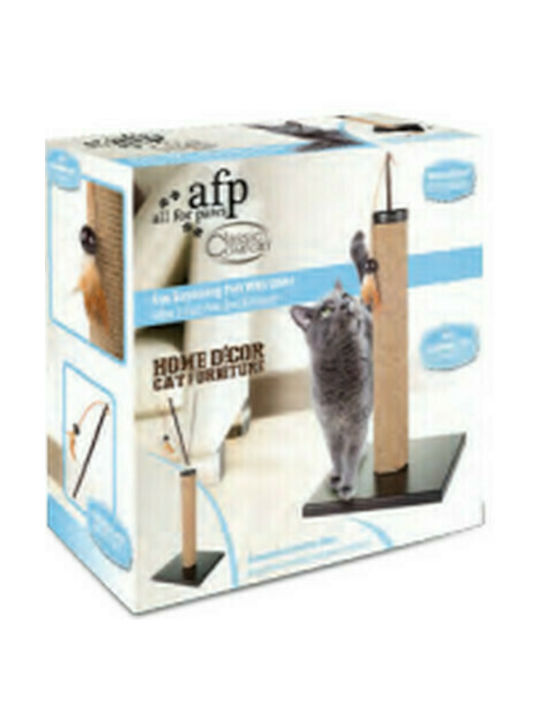 All For Paws Comfort Post Wand Cat Scratching Post Pole in Bej Color AF2170