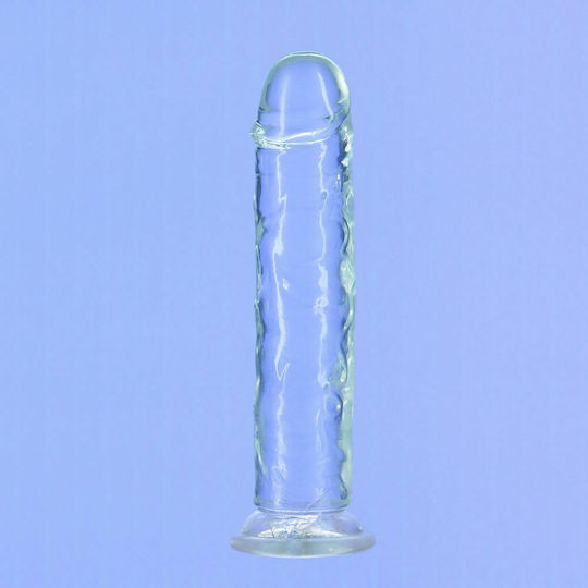 BMS Factory Addiction Crystal Clean & Clear Toy Collection PowerBullet Bonus Mini Ρεαλιστικός Δονητής 18cm Διάφανος