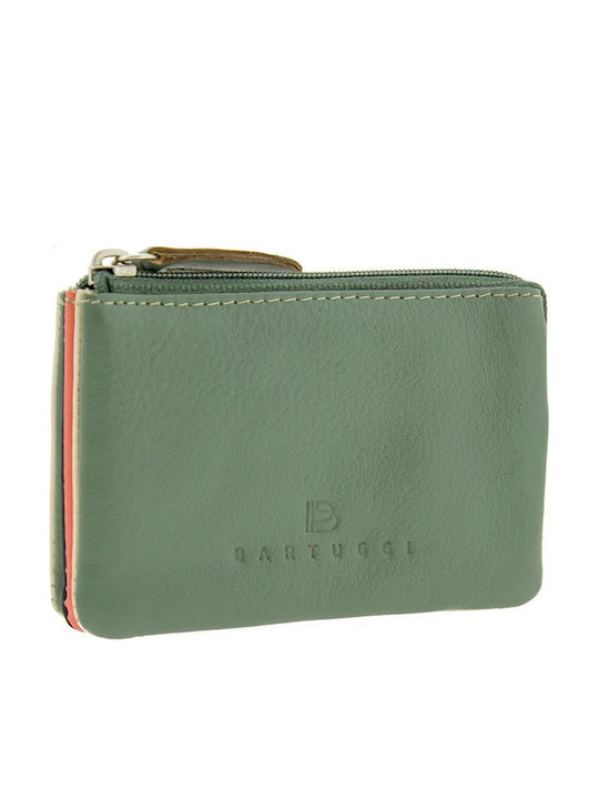 Small Leather Women's Wallet with RFID Khaki