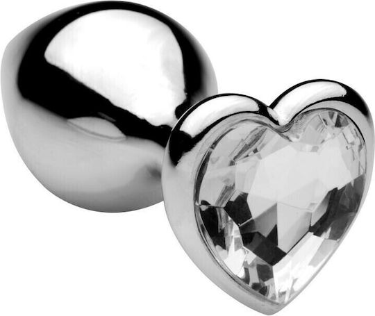 Toyz4lovers Heart Jewel Plug Anal Plug Mittel Mittel Clear 8cm