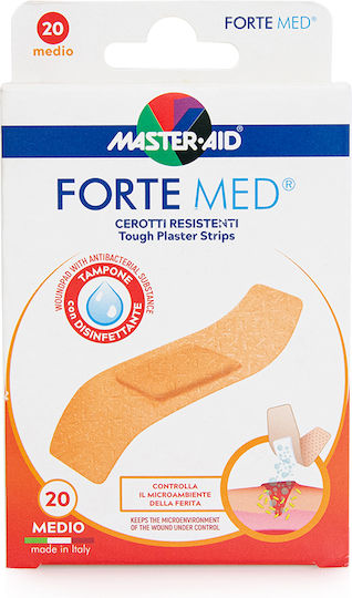 Master Aid Forte Med Plasters 78x20mm 20pcs