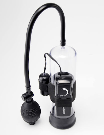 Pipedream Pump Worx Beginner's Vibrating Пенис помпа с вибрация Черен