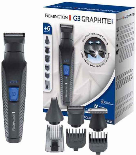 Remington Graphite Series G3 Set Rechargeable Hair Clipper Black PG3000