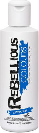 Paintglow Rebellious Semi Permanent Hair Dye Temporary Hair Dye Electric Blue 70ml