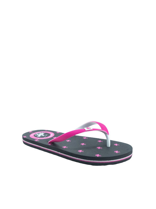 Beverly Hills Polo Club Women's Flip Flops Fuchsia