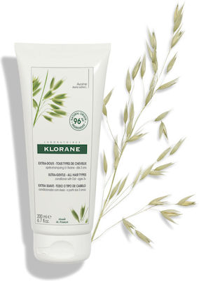 Klorane Ultra Gentle Conditioner Ενυδάτωσης για Όλους τους Τύπους Μαλλιών με Γαλάκτωμα Βρώμης 200ml