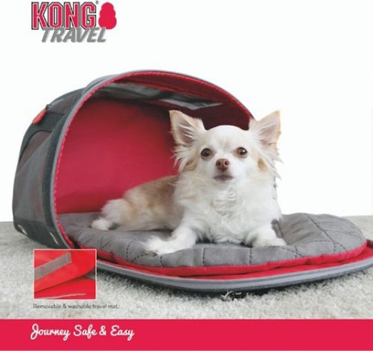 Kong Travel Dog Carrying Gray Handbag for 8kg Pets L46xW33xH29cm