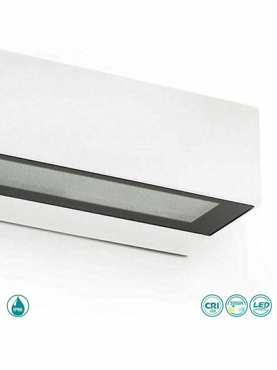 Faro Barcelona Lako Wall-Mounted Outdoor Ceiling Light LED IP65 8W 22x4.8εκ.