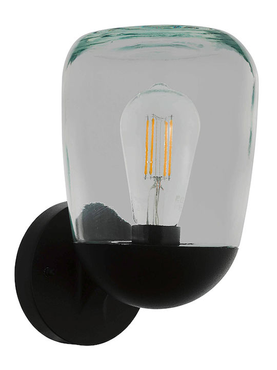 Eglo Donatori Wall-Mounted Outdoor Lantern E27 IP44 15.5x26εκ.