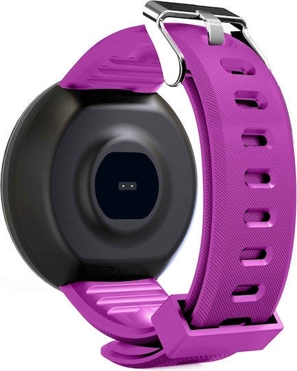 D18 Smartwatch with Heart Rate Monitor (Purple)