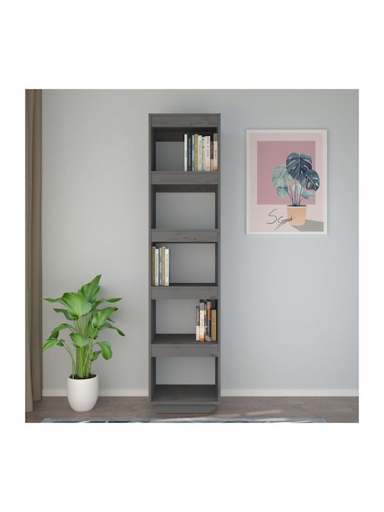 Βιβλιοθήκη Γκρι 40x35x167εκ.