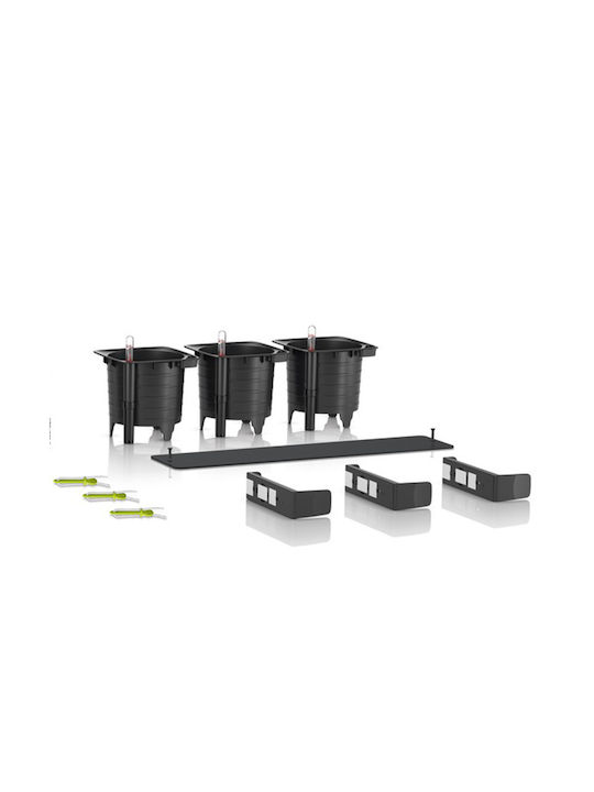 Lechuza Green Wall Set 3 Pots Plastic