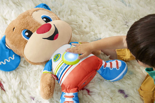 Fisher Price Animal Laugh & Learn Puppy made of Fabric with Music for 18++ Months