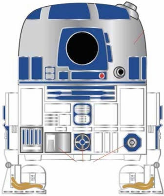 Funko Pop! Pin Filme: Star Wars - R2-D2 21