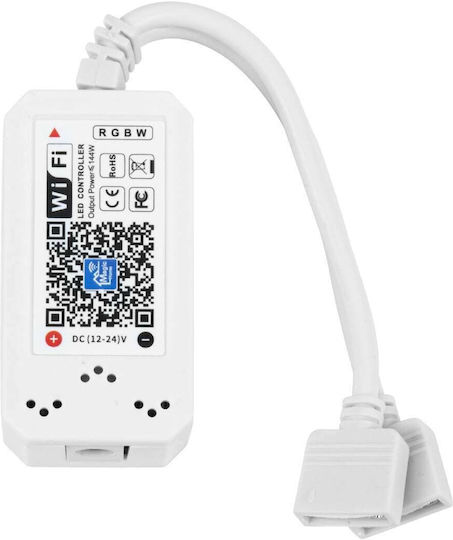 GloboStar Безжичен RGBW контролер Wi-Fi с дистанционно управление Чанта за ръка 73404