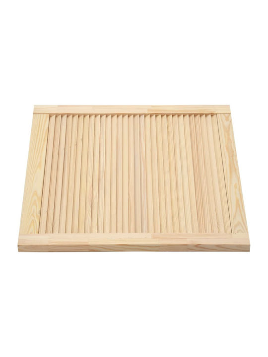 vidaXL Rectangular Bookcase Door made of Solid Wood Pine 39.5x39.4cm 151107 2pcs
