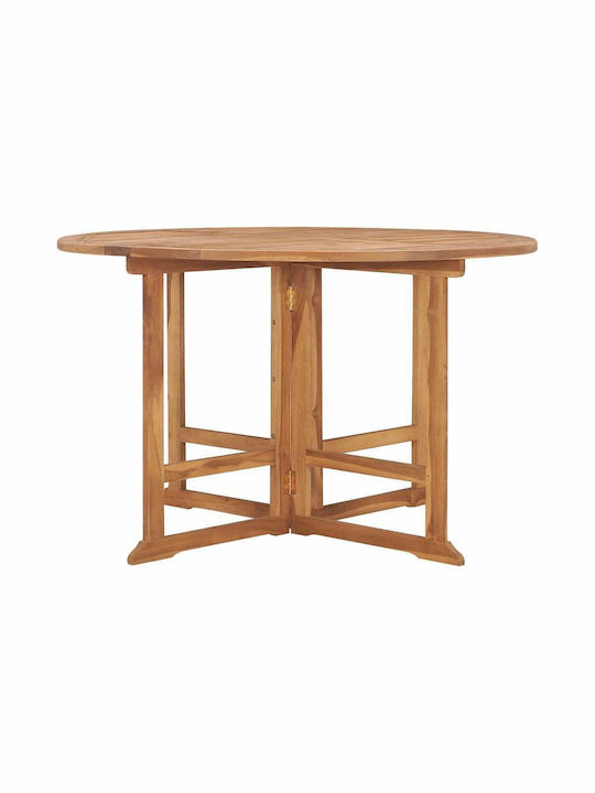 Wooden Masa pentru spații exterioare Pliabil 110x110x75buc