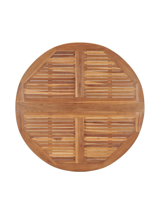 Wooden Masa pentru spații exterioare Pliabil 110x110x75buc
