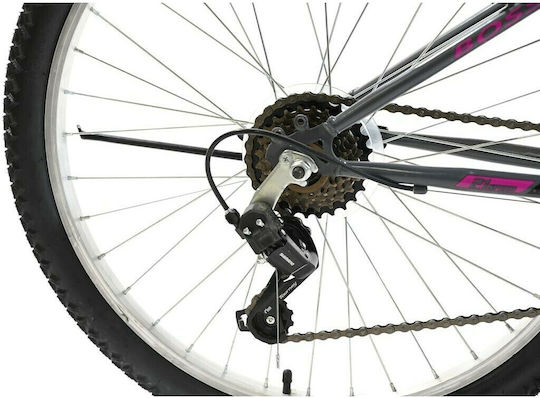 Boss Boss Microshift 26" 2022 Μωβ Mountain Bike με 21 Ταχύτητες