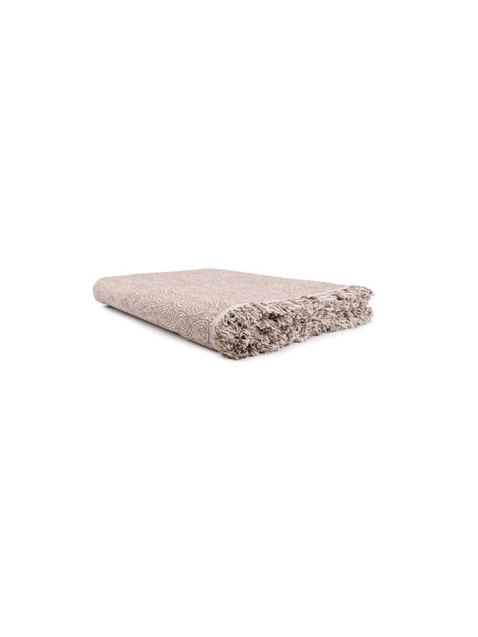 Mc Decor Peal Ριχτάρι Διθέσιου Καναπέ Chenille 180x250εκ. Mink