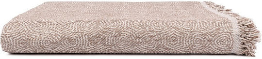 Mc Decor Peal Cuvertură Pentru Canapea 2 Locuri Șenilă 180x250 cm Mink