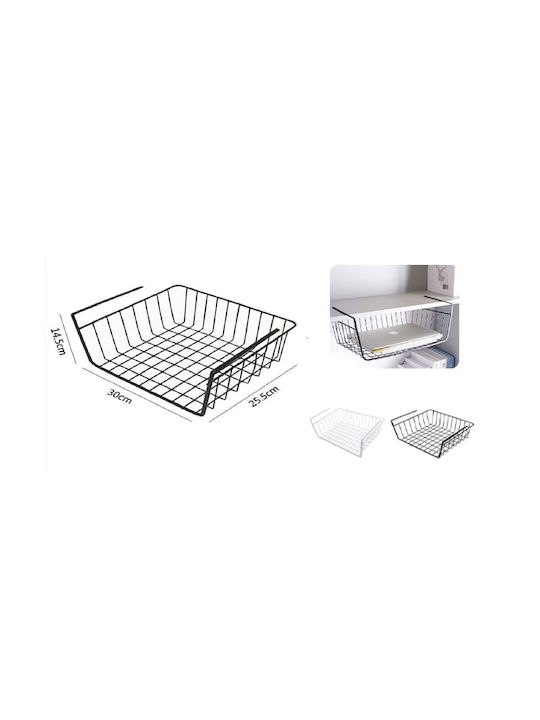 Next Rafturi de organizare a bucătăriei Metal în Negru Culori 26x28.5x19.5cm
