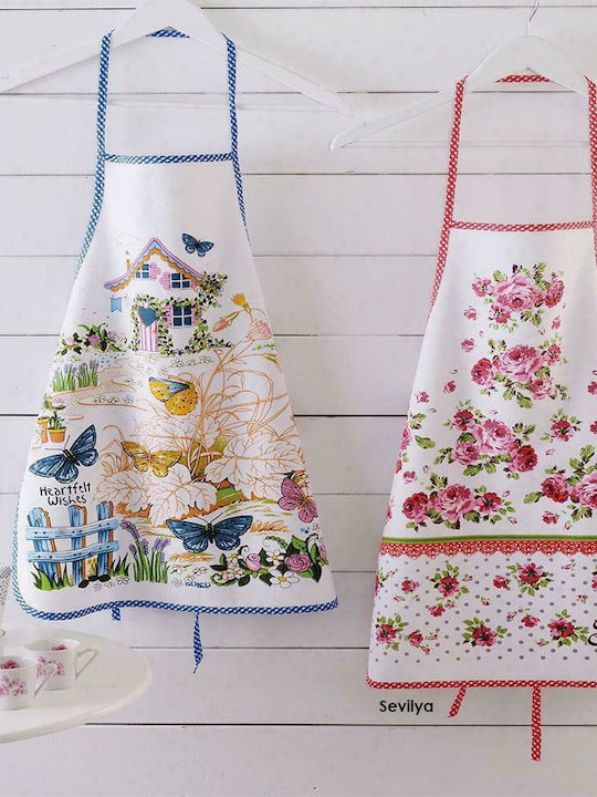 Rythmos Sevilya Waterproof Apron Pink 70x50cm