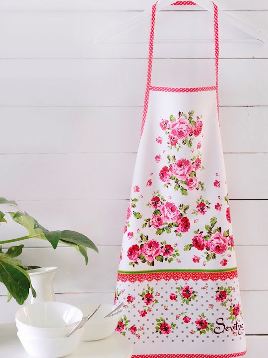 Rythmos Sevilya Waterproof Apron Pink 70x50cm