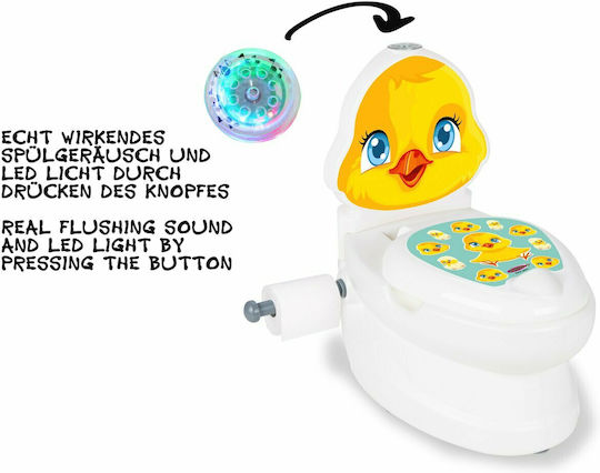 Jamara Töpfchen Toilette mit Deckel Weiß bis 25kg