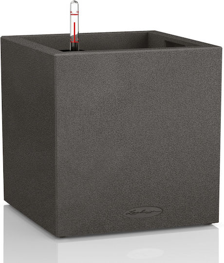 Lechuza Canto Stone Low Саксия Пластмаса Graphite Black Lechuza Canto Stone Low Саксия Пластмаса Graphite Black