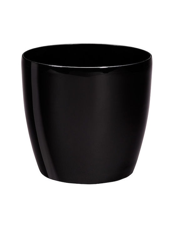 Plastona Roto Brillante 22 Pot Black 22x22x20cm