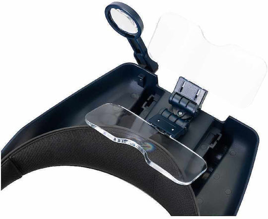Discovery DHD 40 Ochelari / Mască de Muncă cu Mărire cu Transparenți Lentile și cu Lumină Led 1buc