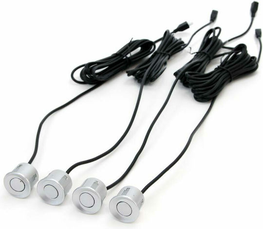 AMiO Car Parking System HD-315 with Camera / Screen and 4 Sensors 22mm in Silver Color