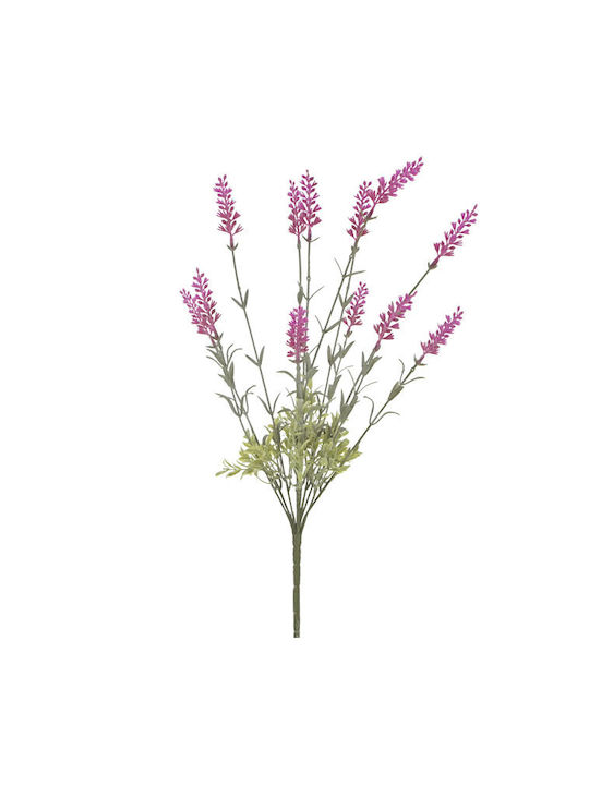 Marhome Künstlicher Dekorativer Zweig Lavendel Fuchsie 45cm 1Stück