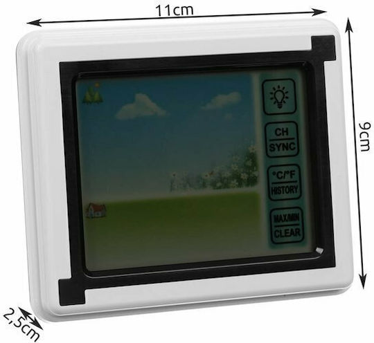 Iso Trade 00015746 Digital Weather Station Tabletop White