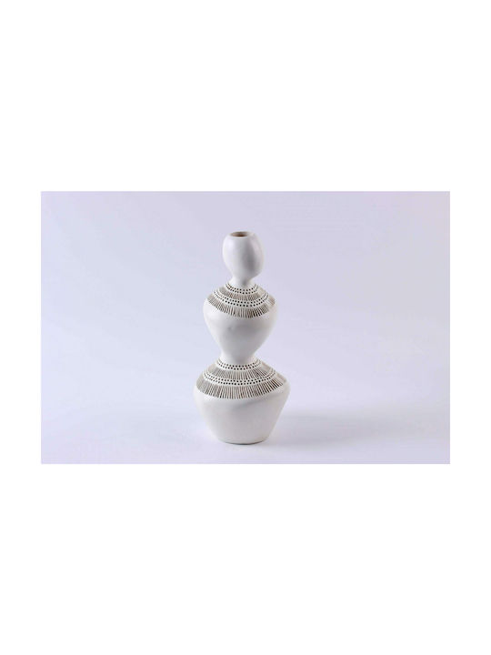 InTheBox Decorative Vase Ovocie 1 White 13.5x11.5x28cm