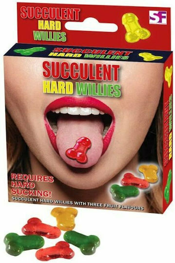 Spencer & Fleetwood Ltd Succulent Hard Willies Ερωτικό Βρώσιμο Δώρο 3 Fruit Flavors 90g 12τμχ