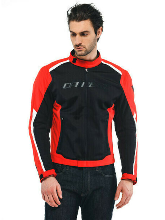 Hydraflux 2 Air D-Dry Summer Men's Motorcycle Jacket Waterproof Black/Lava Red