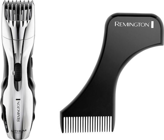 Remington Lithium Beard Barba Hair Clipper Silver MB350LC