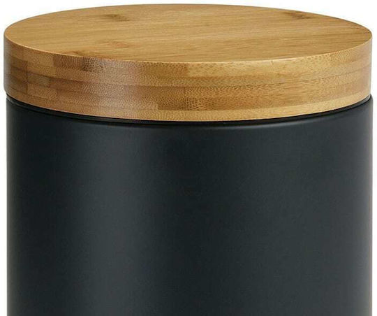 Andrea House Metallic Bathroom Basket Soft Close 3lt Black