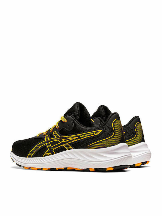 Gel Excite 9 GS Αθλητικά Παιδικά Παπούτσια Running με Κορδόνια Μαύρα