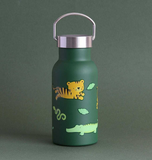 A Little Lovely Company Ανταλλακτικό Καπάκι για Θερμός 350ml από Ατσάλι Ασημί
