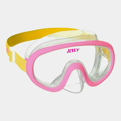 Mares Kids' Diving Mask Jelly Διάφανο/Ρόζ Pink